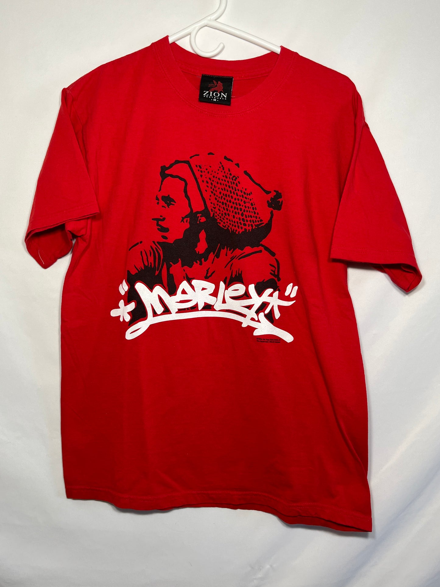 Zion Bob Marley Tshirt - Small - 19” x 27”