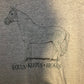 Camiseta de caballo de los 90 - Mediana - 21" x 27"