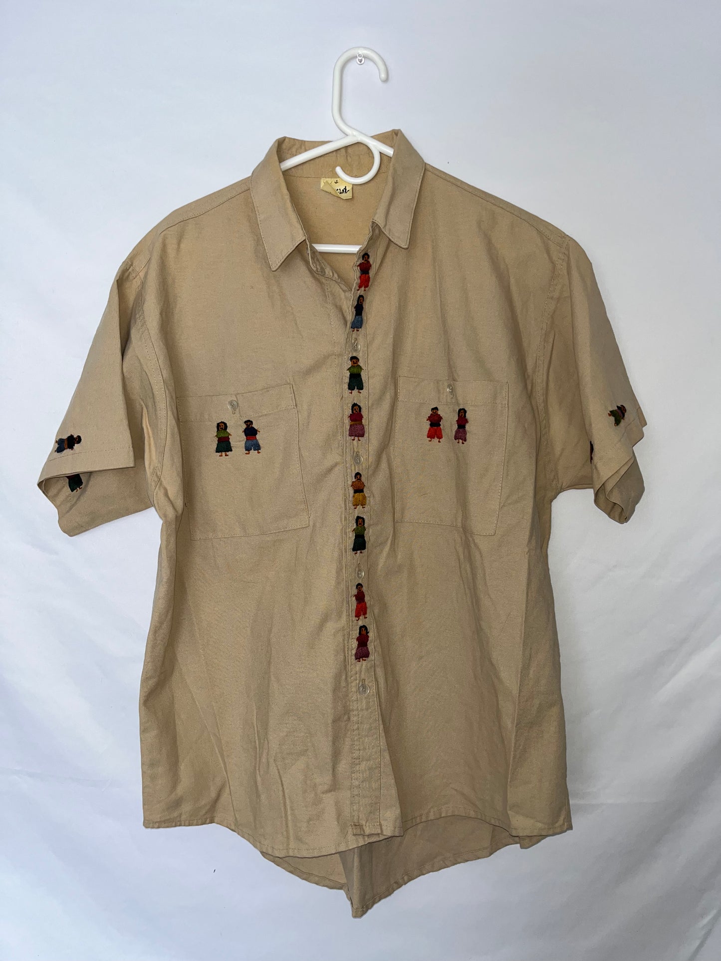 80/90's People Stitched Shirt - Large - 23” x 31”