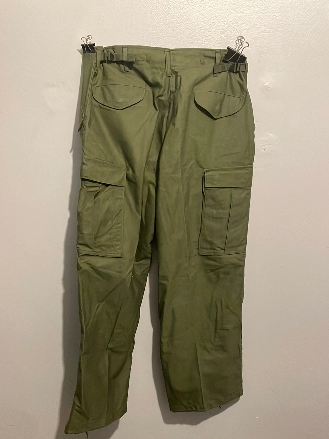 70's Green Army Pants - 32” x 31”