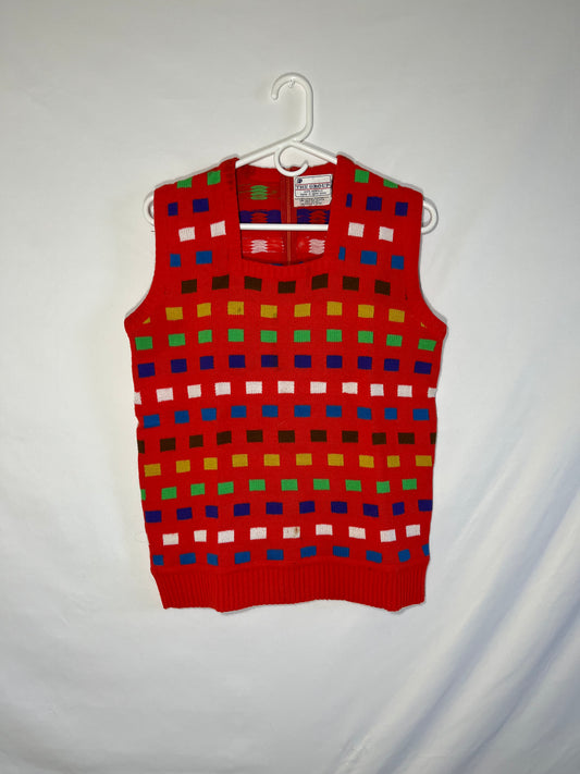 70/80's The Group Sweater Vest - Small - 18.5” x 24.5”