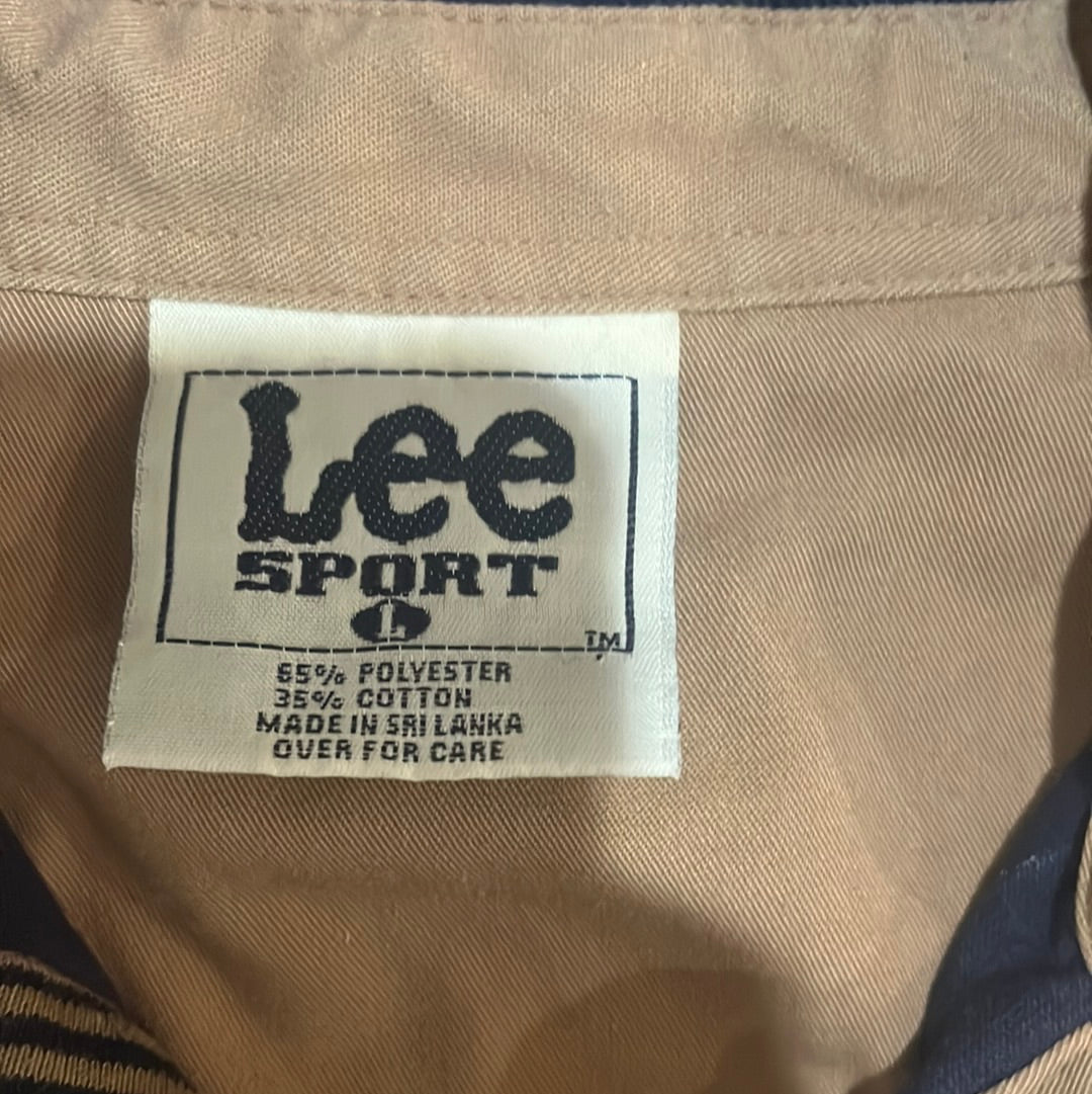 Lee Sport Bears 长袖 Polo 衫 - 23 英寸 x 33 英寸