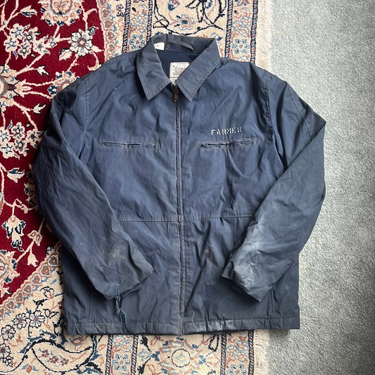 80's Navy Zip Up Jacket - 21" x 27"