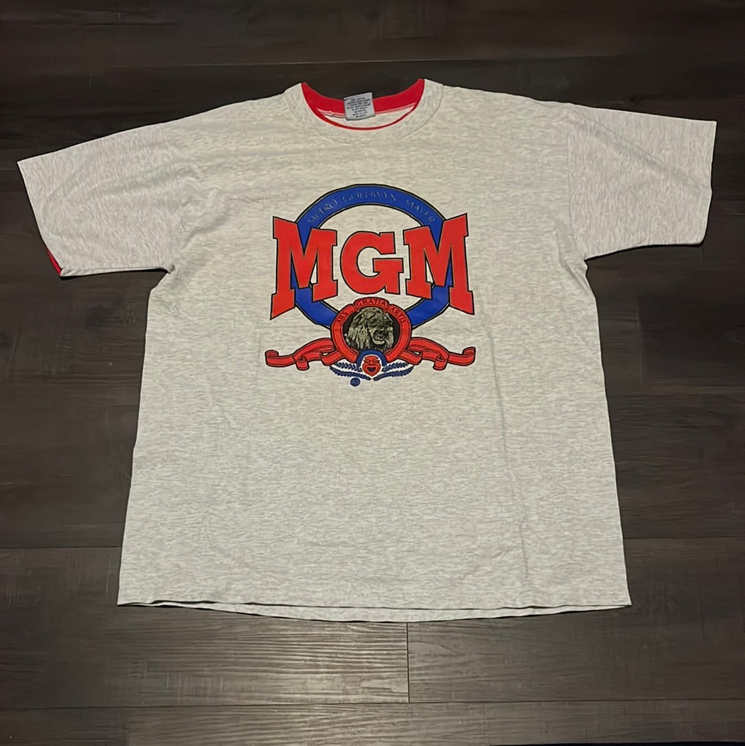 90's MGM Double Collared Tshirt - 22” x 30”