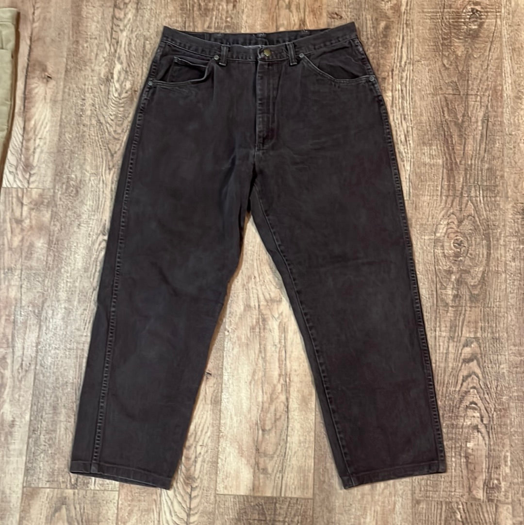 Brown Wrangler Jeans - 33” x 25”