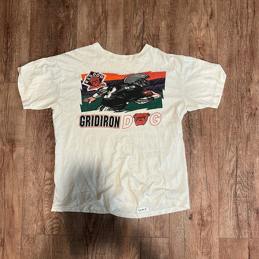 90's Dog Gridiron Tshirt - 20” x 26.5”