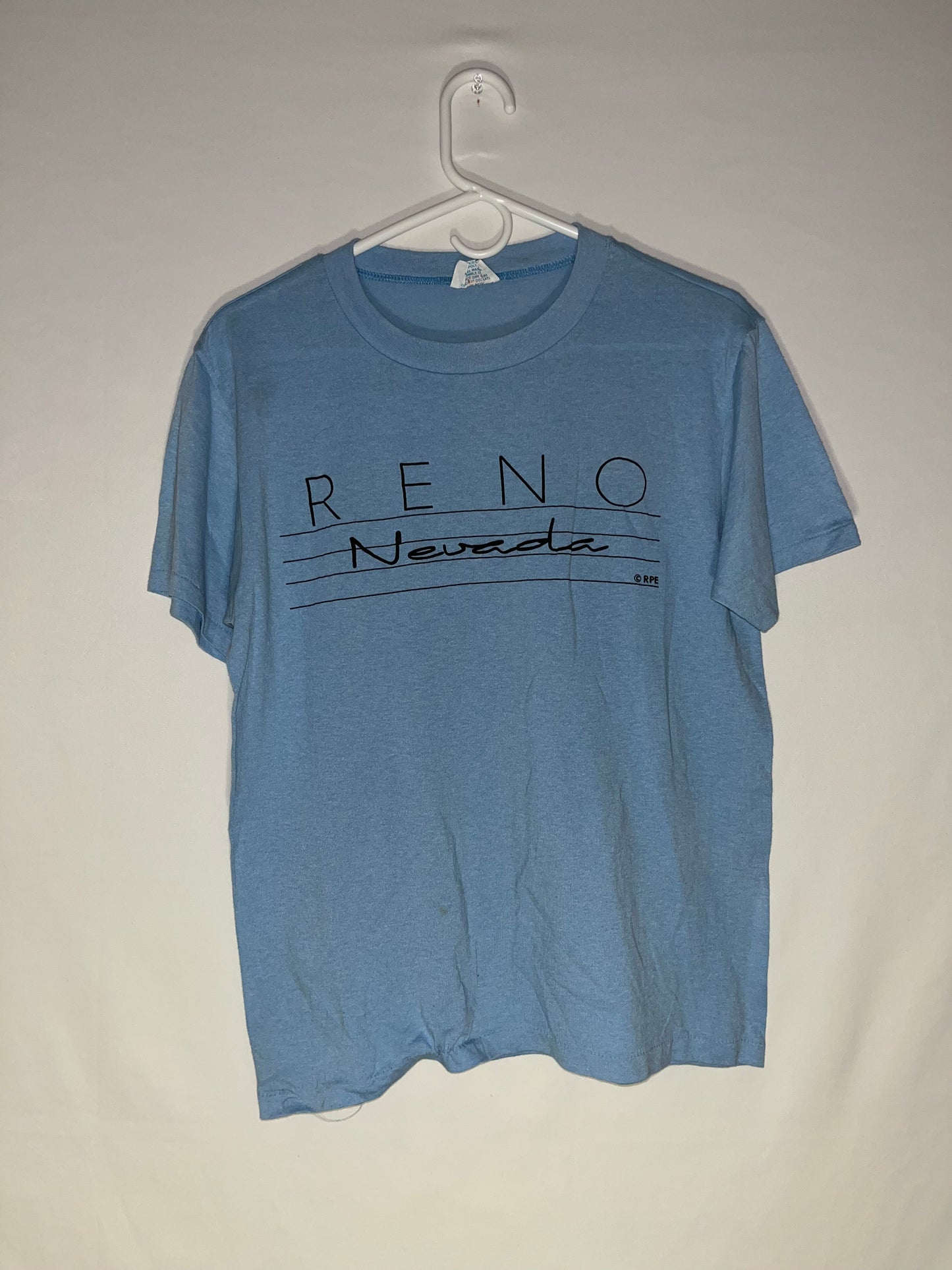 80's Reno Nevada Tshirt - Small - 19” x 23”