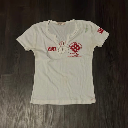 Camiseta de ráquetbol Wilson de los 80 - 14.5” x 20”