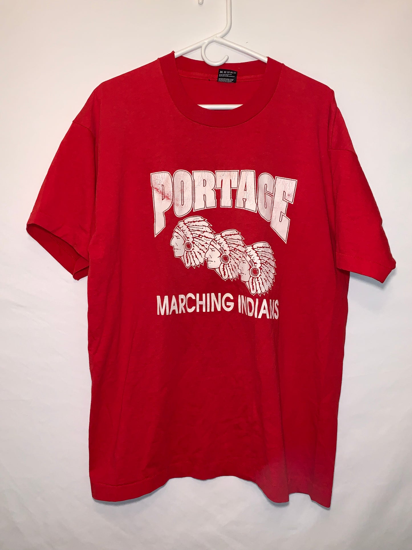 90's Marching Indians Tshirt - Large - 22” x 28”