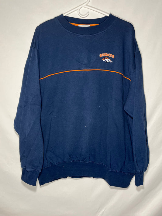 Sudadera con cuello redondo NFL Denver Broncos - XL - 24.5" x 26.5"