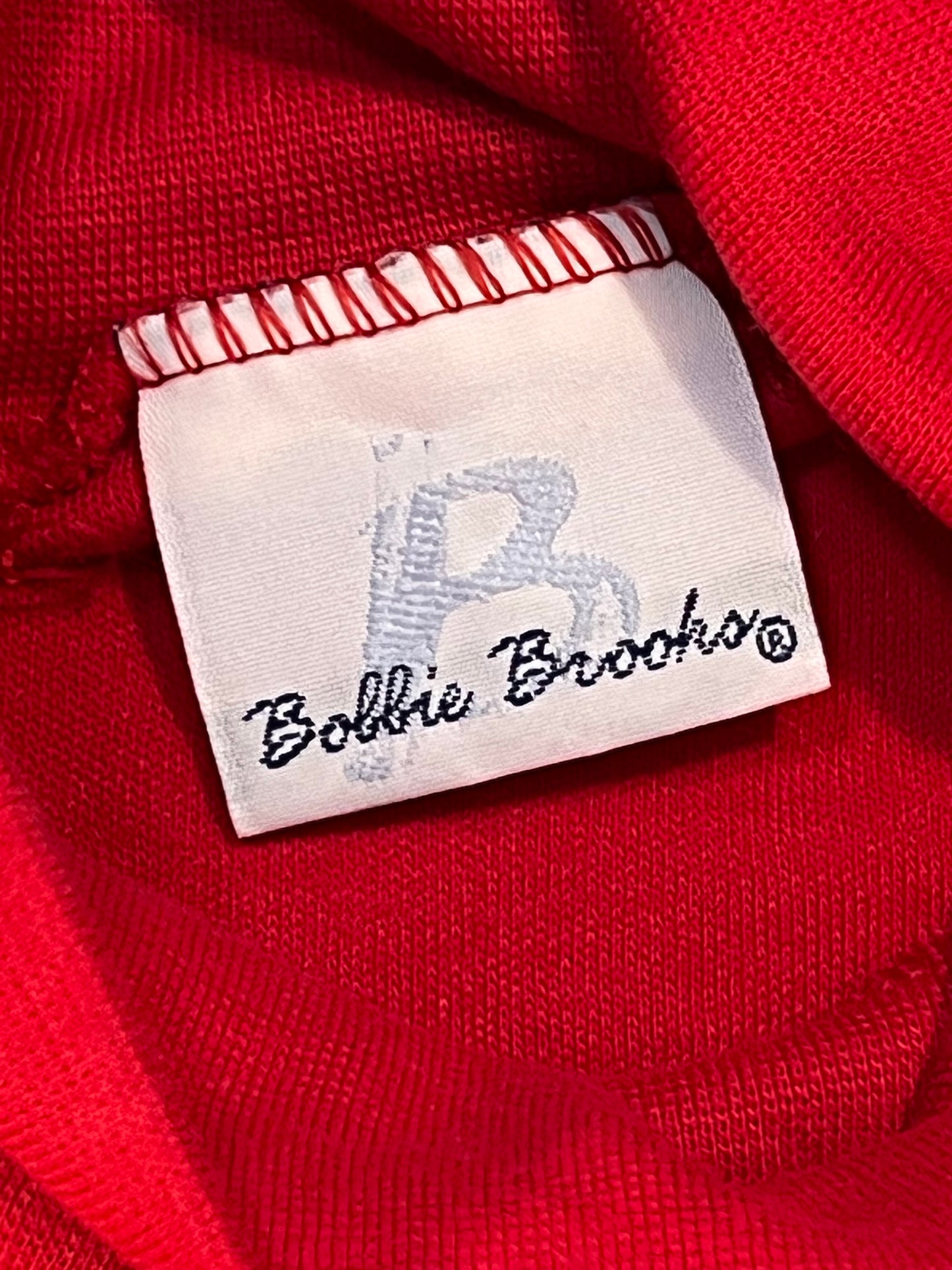 Jersey de cuello alto Bobbie Brooks de los años 80 - Pequeño - 18" x 29"