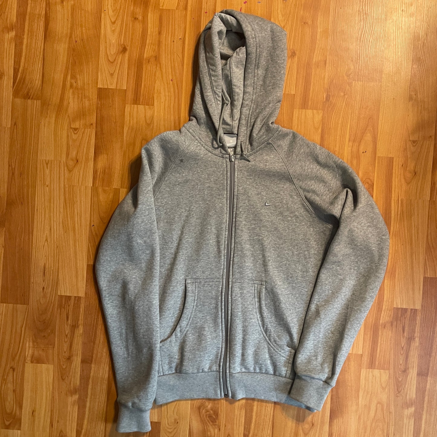 Nike Grey Blank Zip-up Hoodie -21" x 25"