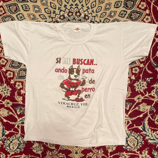 Si Me Buscan Buff Dog Tshirt - 21.5" x 26"