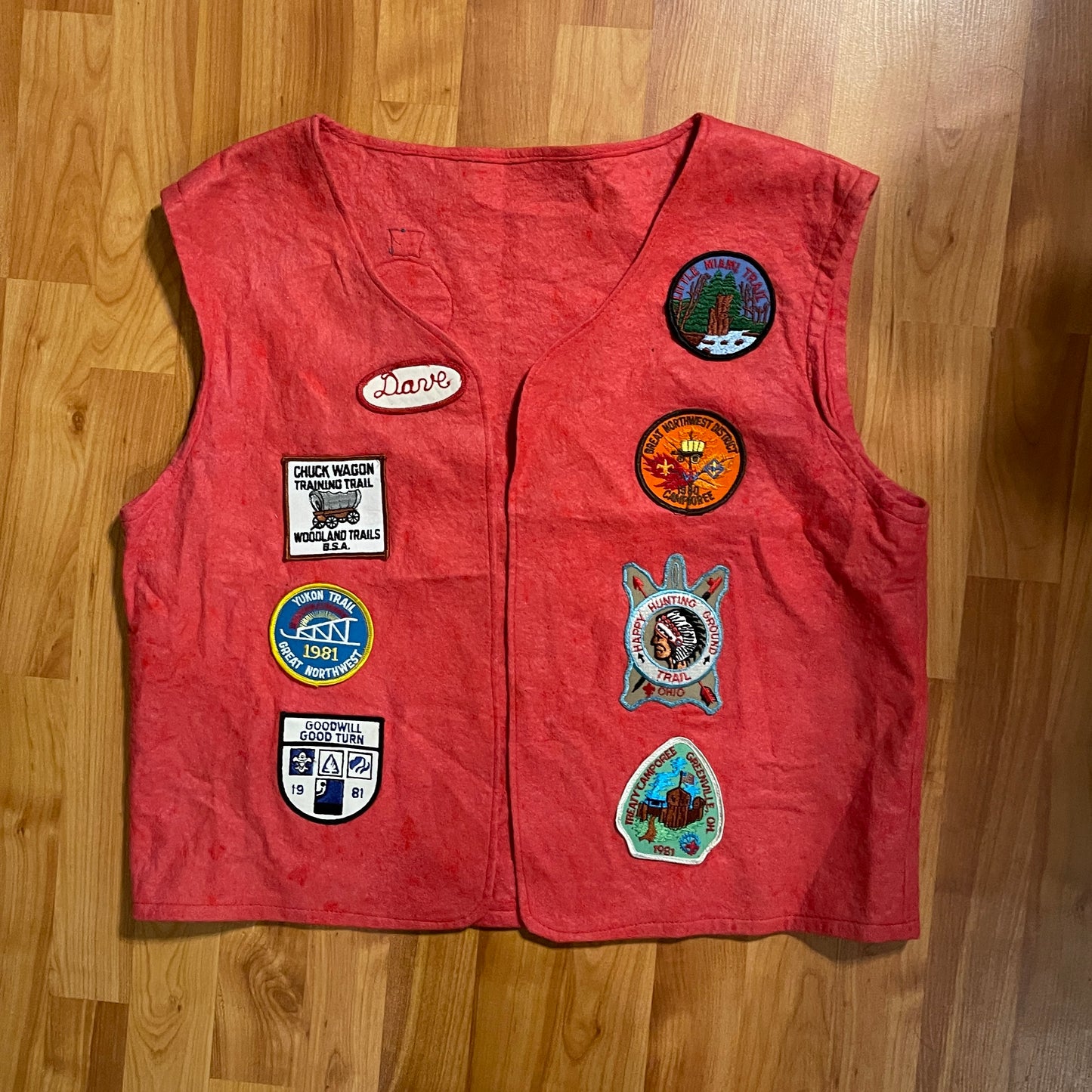 80’s Dave BSA Vest - 21” x 22”