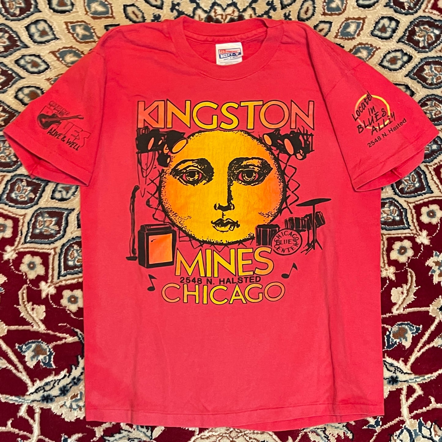 90's Beefy Kingston Mines Tshirt - 19" x 25"