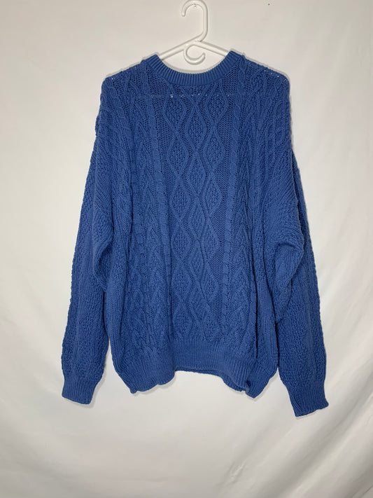 80's Peconic Bay Traders Knit Sweater - XLarge - 24” x 25.5”