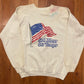Sudadera con cuello redondo Desert Storm de los 90 - Grande - 22" x 24.5"