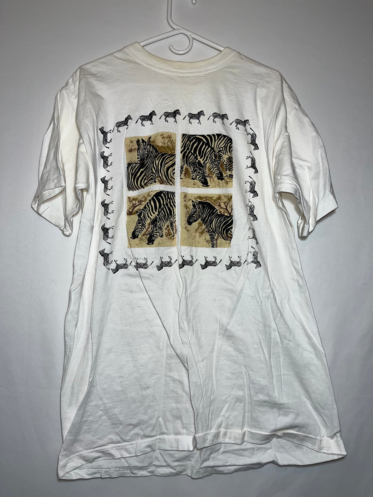 Zebra Tshirt - Medium - 21” x 31.5”