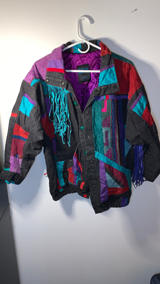 Funky Fringe Swag Jacket - Large - 22.5” x 24”