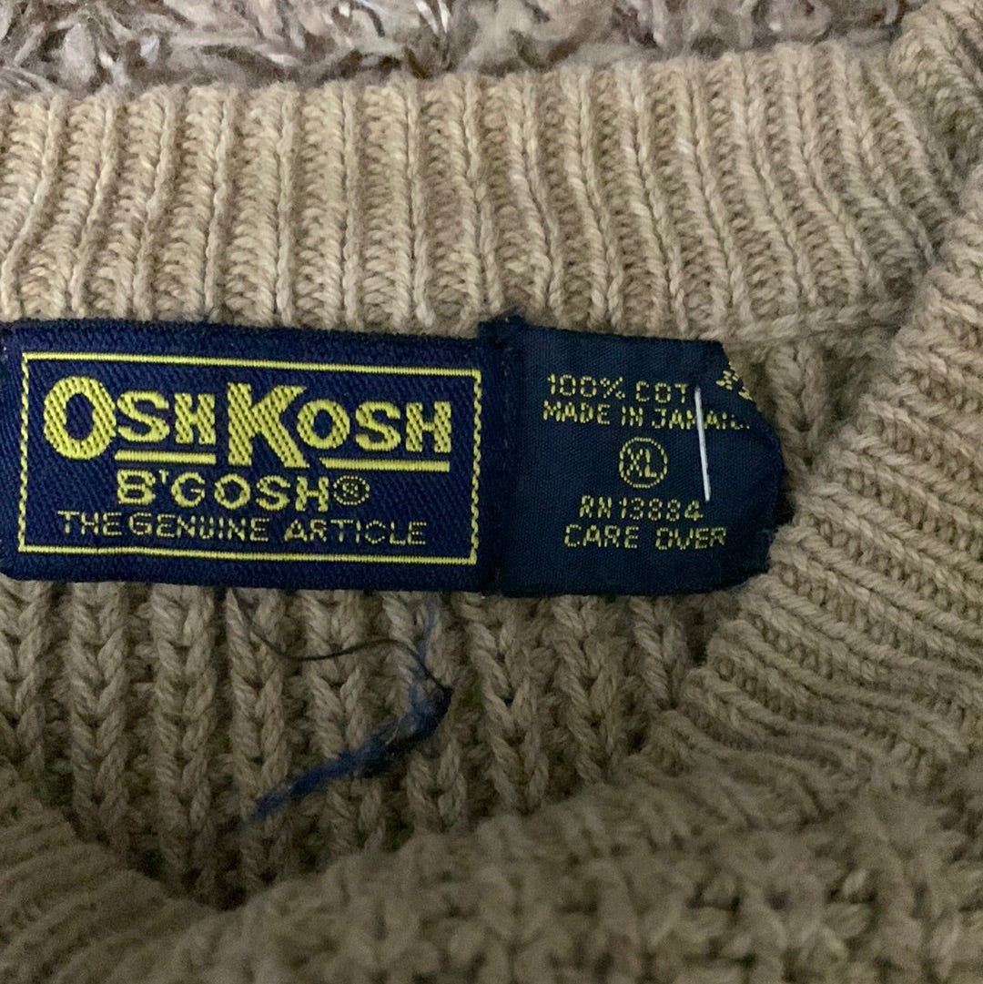 90 年代 Osh Kosh Bgosh 棉质毛衣 - 中号 - 20” x 27”