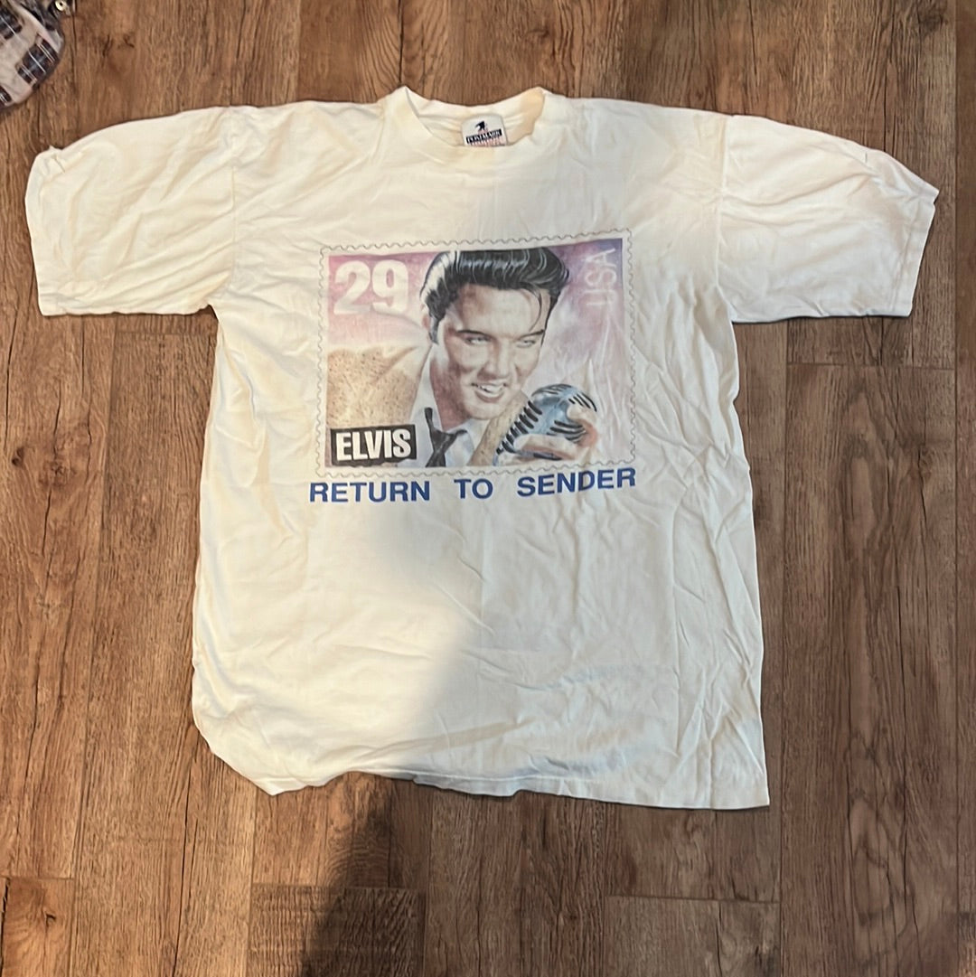 90's Elvis the Pelvis Tshirt - 24” x 32”