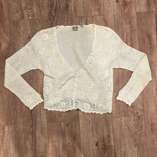 Stefano International Lace Cardigan - 18.5” x 19.5”