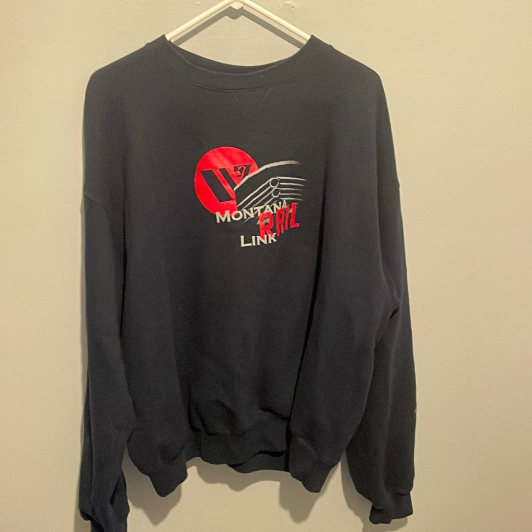 Champion Montana Rail Link Crewneck - XLarge - 27” x 26”