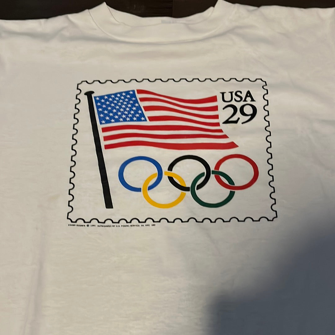 90's Alore Olympic Tshirt - 22” x 28.5”