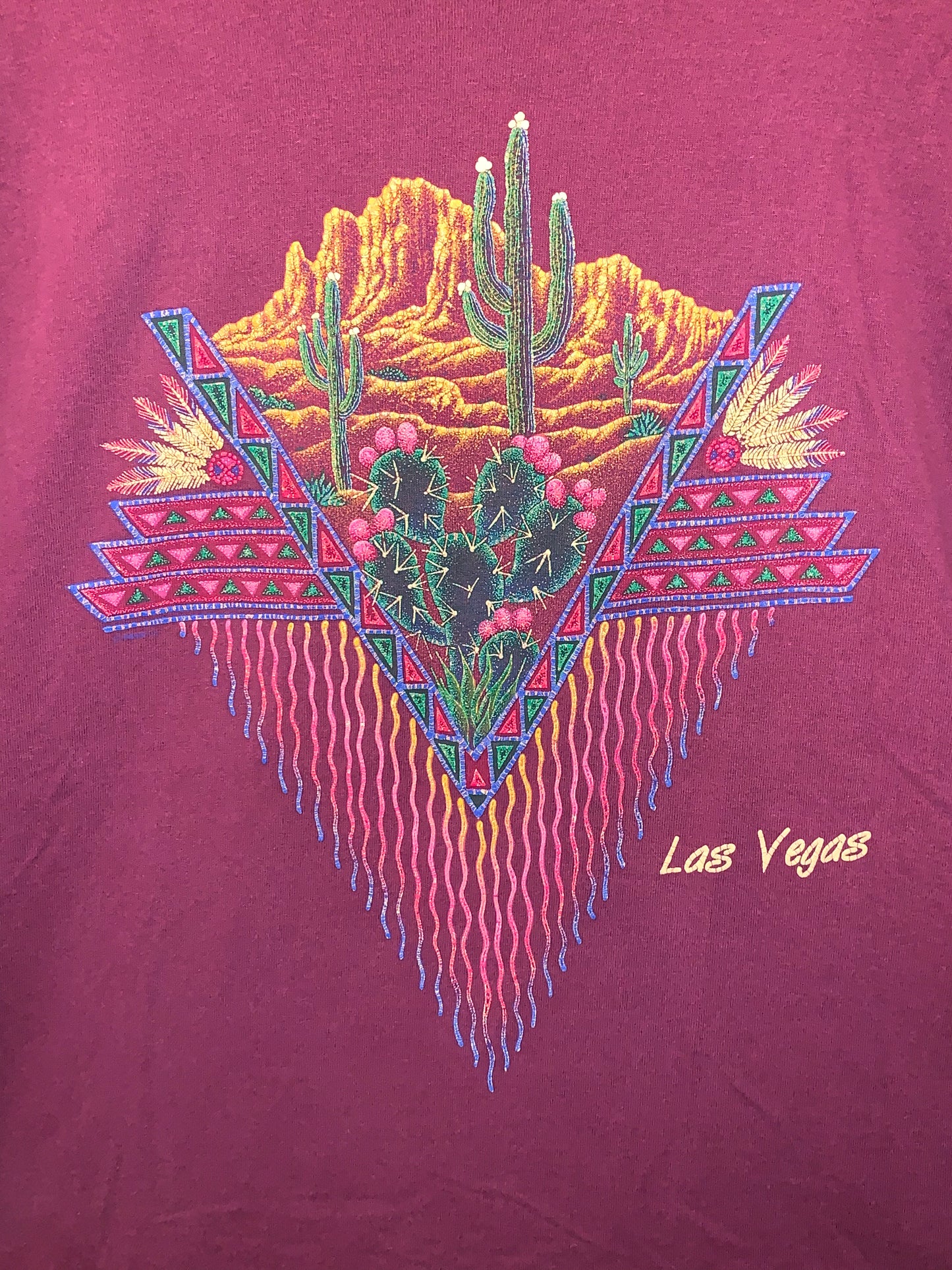 90's Anvil Las Vegas Tshirt - Large - 22” x 28”