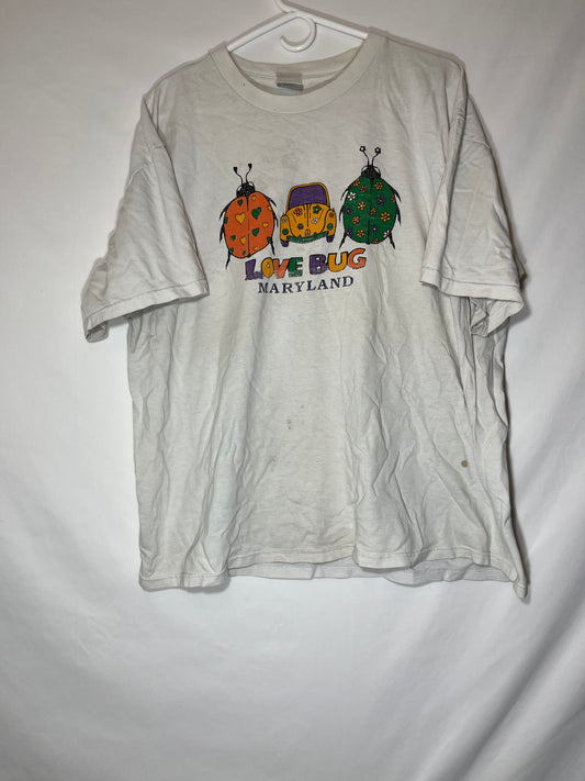 Delta Pro Love Bug Maryland Tshirt - XLarge - 24” x 26.5”