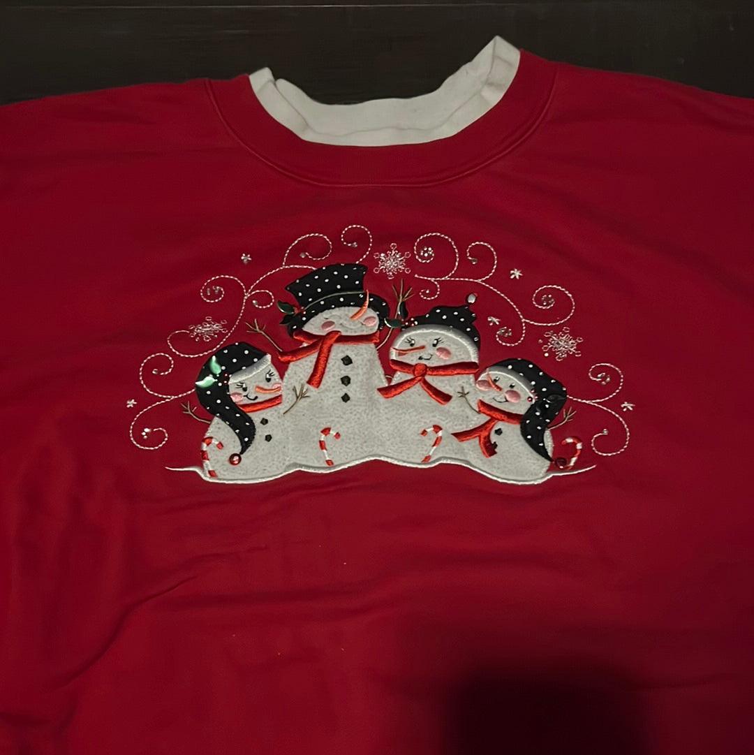 Snowman Crewneck - 25” x 22”