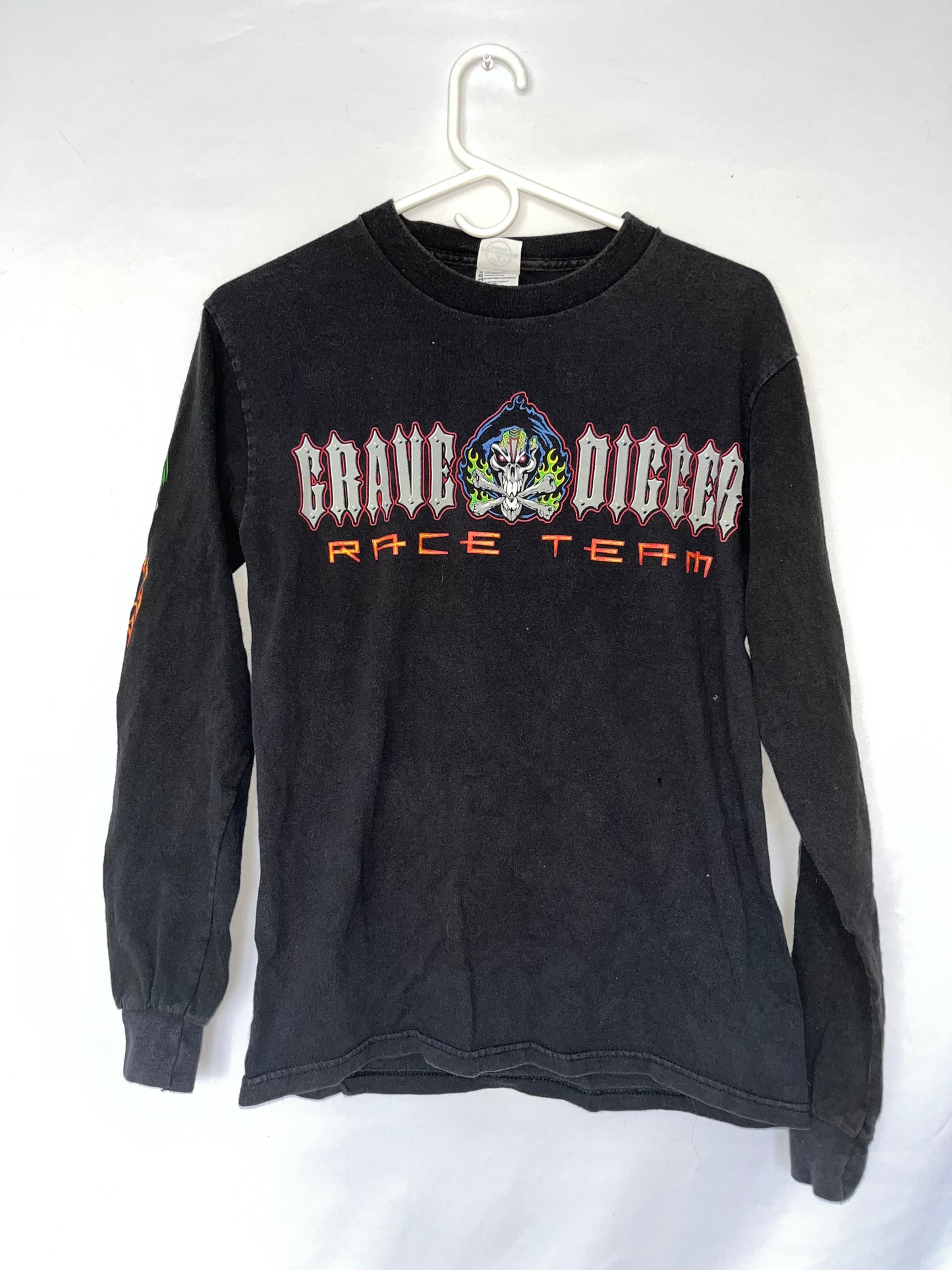 Grave Digger Monster Jam Longsleeve Shirt - XSmall - 17” x 25.5”