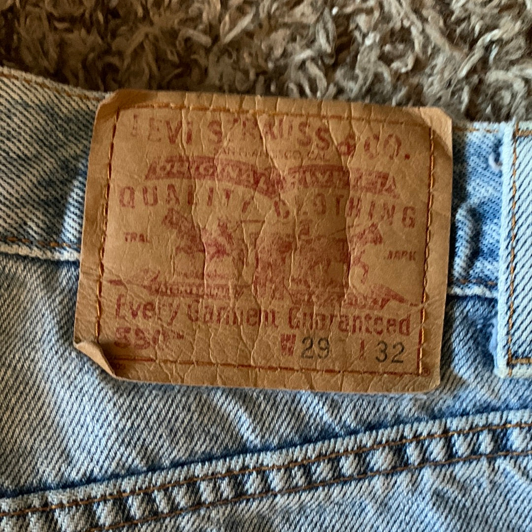 90's Levi 550 Painter Jeans - 28” x 31”