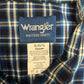 Wrangler Pearl Snap - XLarge - 24” x 32.5”