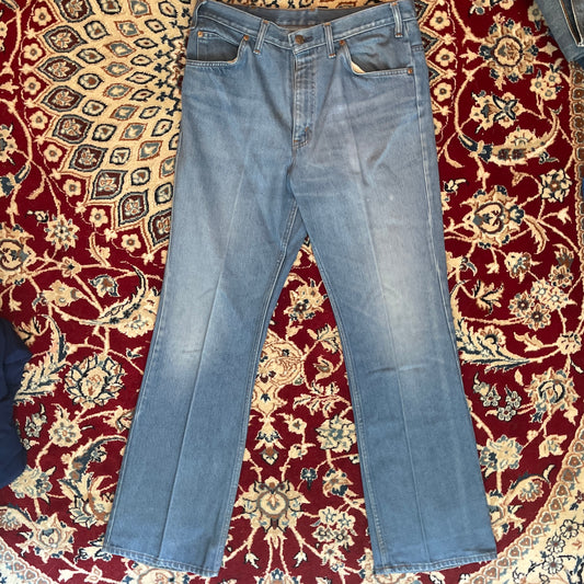 80's JcPenney Talon Straight cut Jeans - 34" x 32"