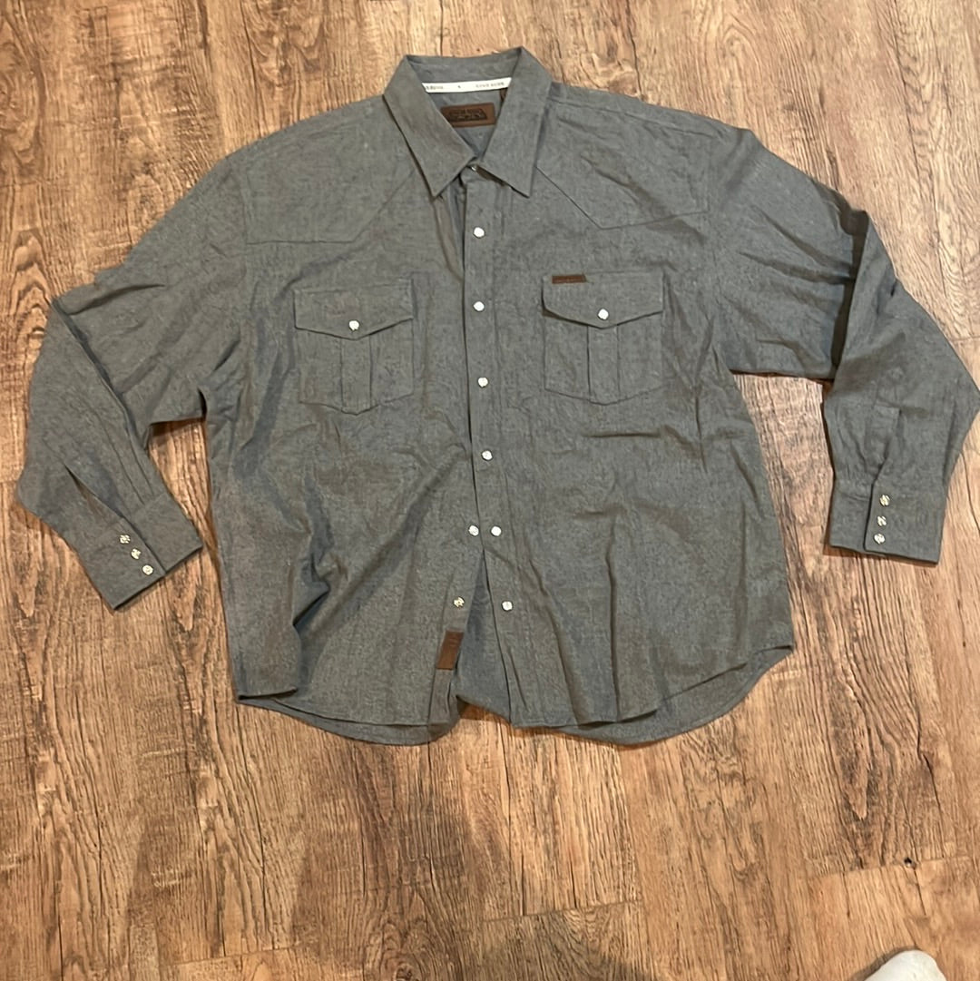 Ridge Rider Pearl Snap Shirt - XLarge - 27” x 33.5”