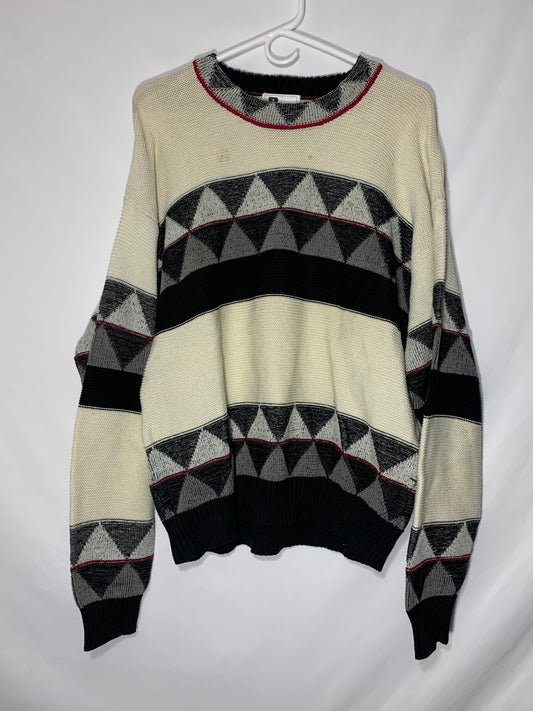 90's Reunion Cotton Sweater - Large - 22.5” x 26”