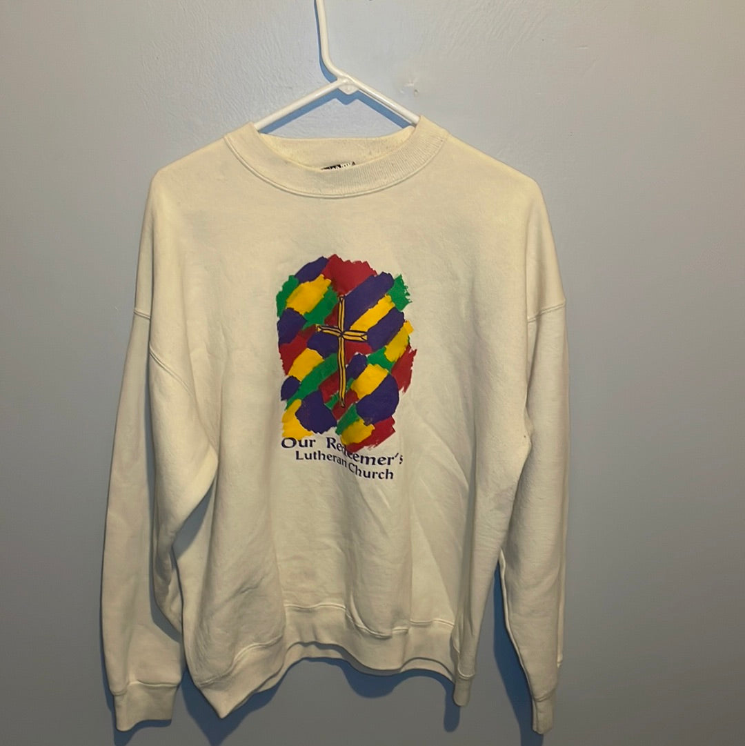 90's Lee Church Crewneck - Large - 23” x 25”