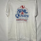 80's Safeway Star Quality Employee Paper Thin Tshirt - Small - 19” x 26.5”