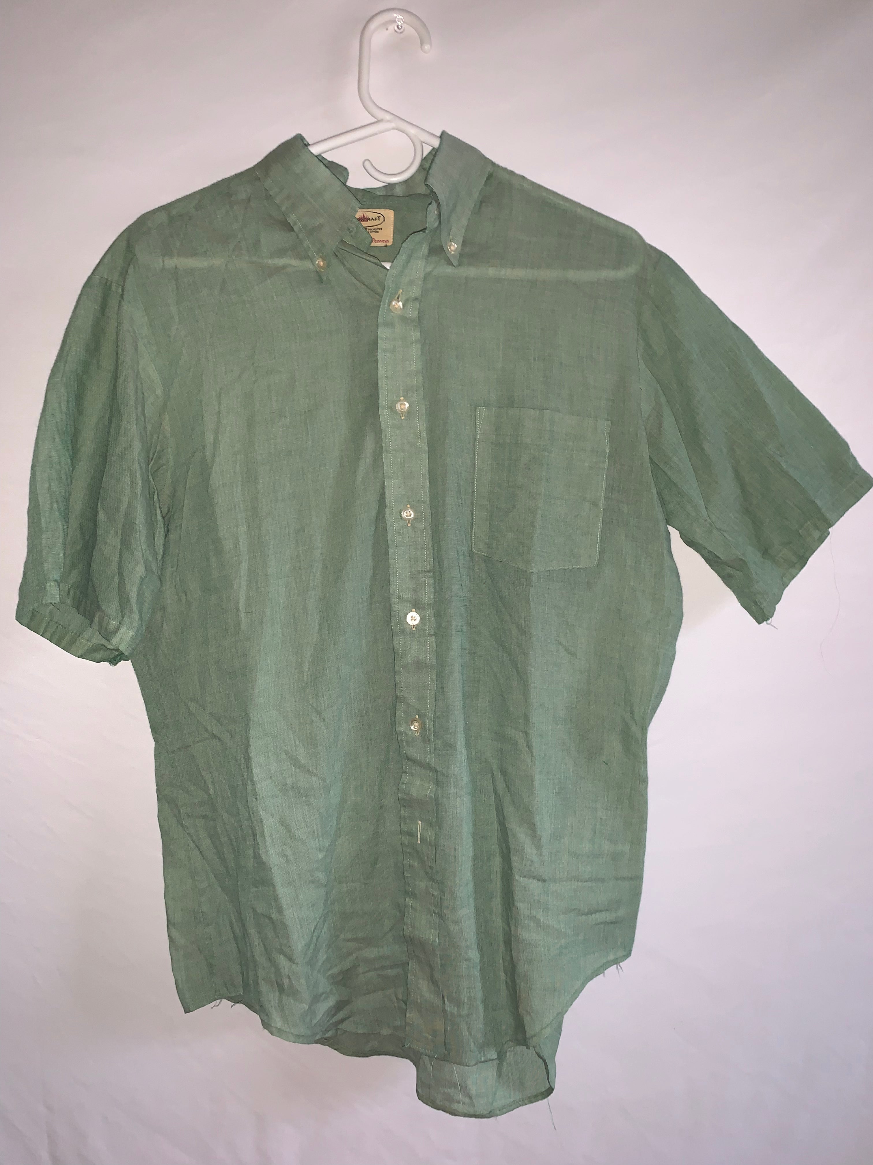 penneys dress shirts 1960's Penneys All Cotton Loop Collar Shirt Rugged Road & Co