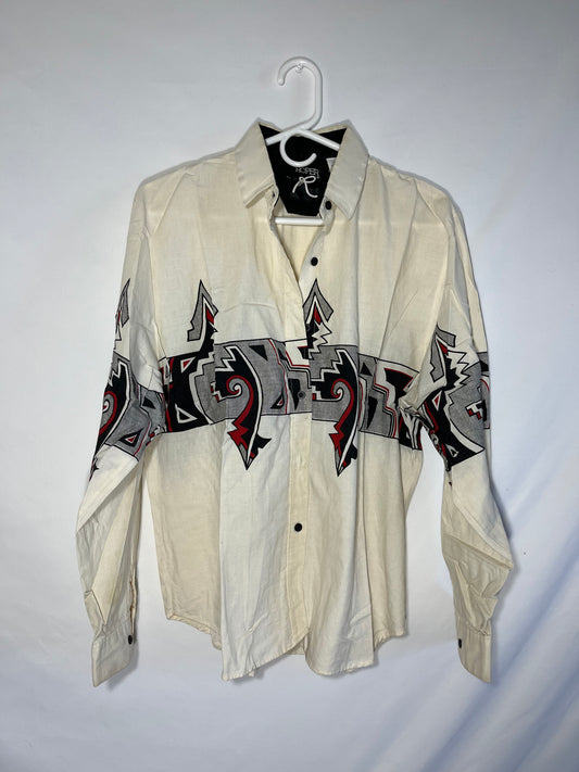 Roper Western Shirt - Medium - 20.5” x 28”