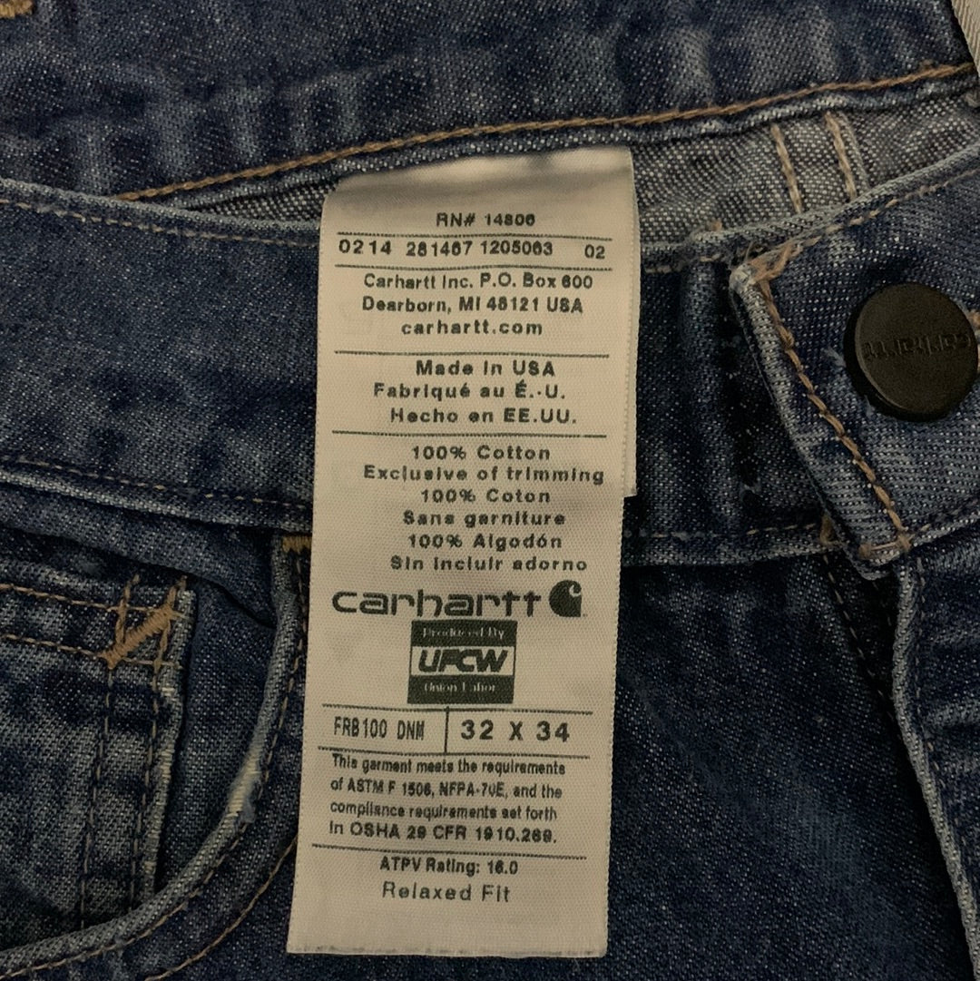 Carphartt FR Denim Pants - 32” x 31”