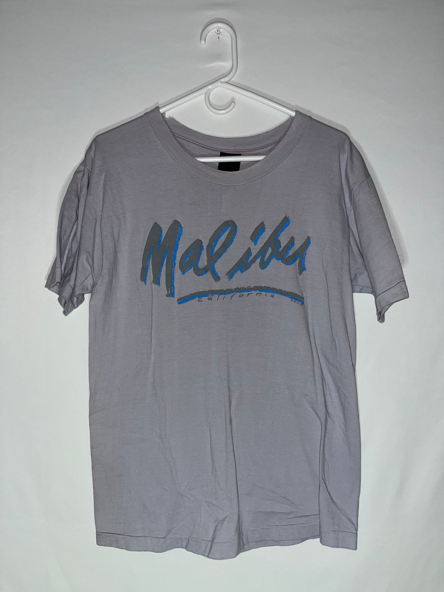 90's Malibu Tshirt - Small - 19” x 27”