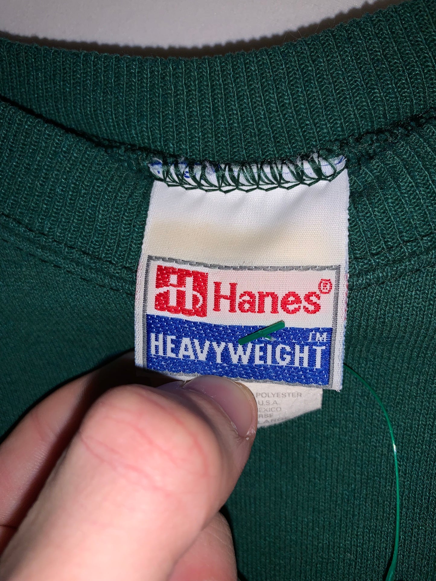 90 年代 Hanes Galveston 鹦鹉运动衫圆领 - XLarge - 24” x 26”