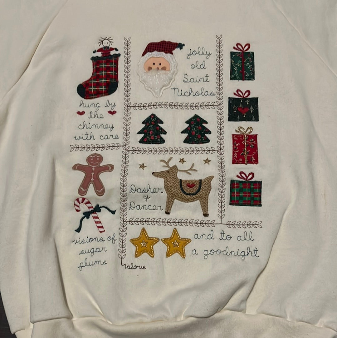 90's Christmas Crewneck - 19.5” x 22”