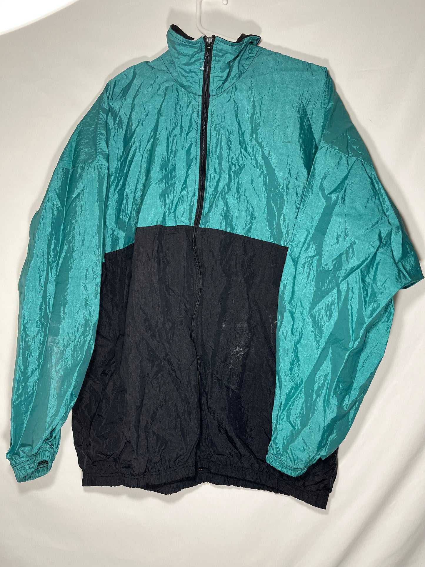 80's Pro Spirit Zip Up Windbreaker - XLarge - 29” x 29”