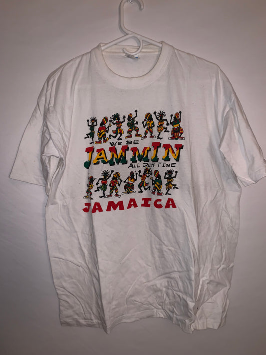 90's Jammin Jamaica Tshirt - Medium - 20.5” x 27”