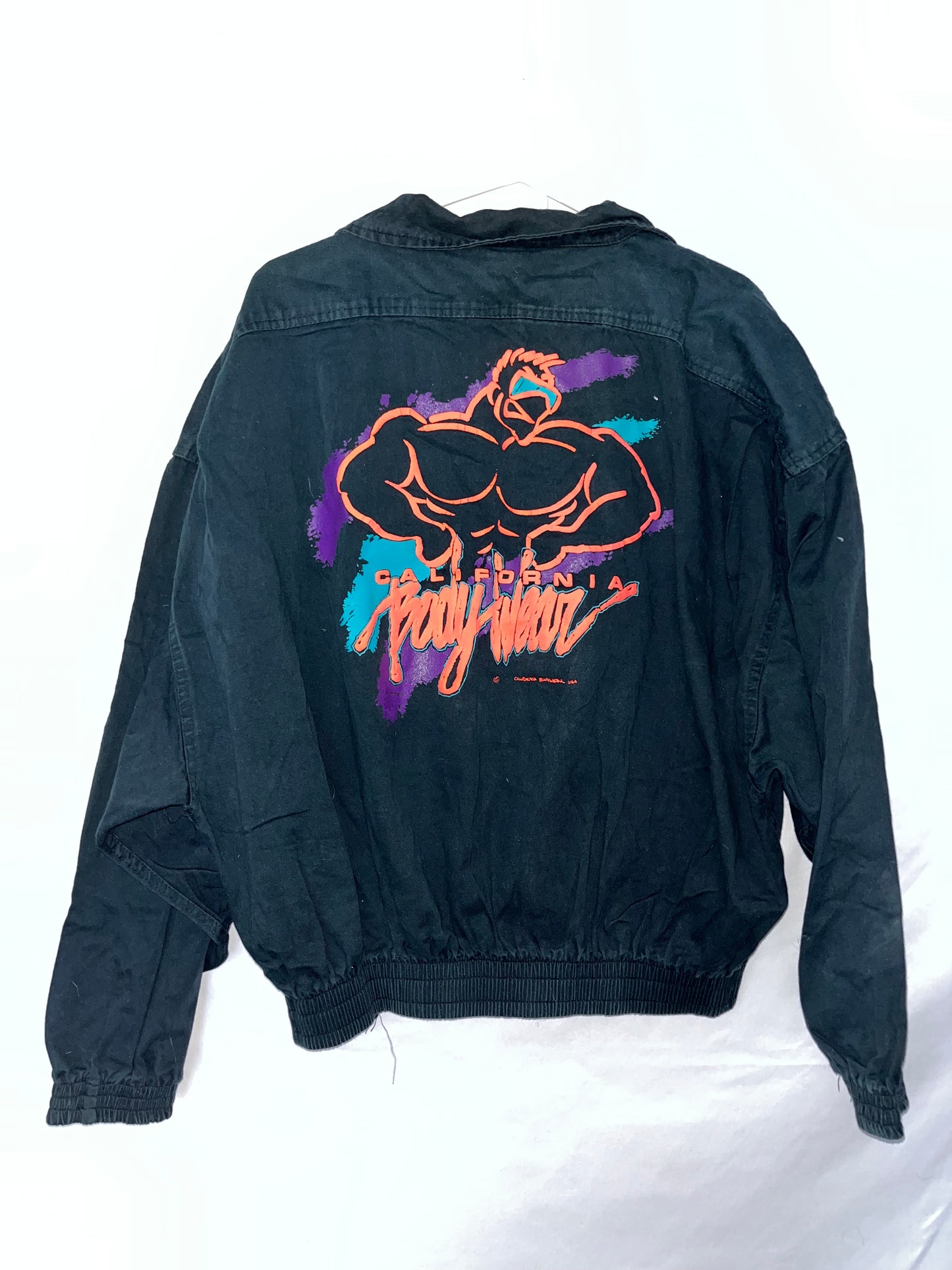 80's Bodybuilding Jacket - Large - 22.5” x 24”