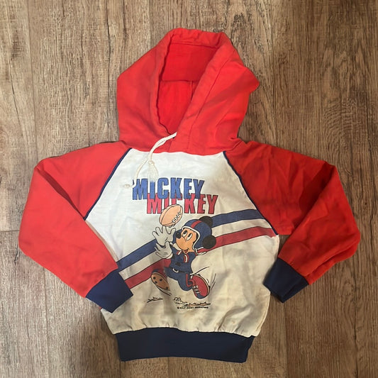 70's Mickey Baby Hoodie - 13” x 13”