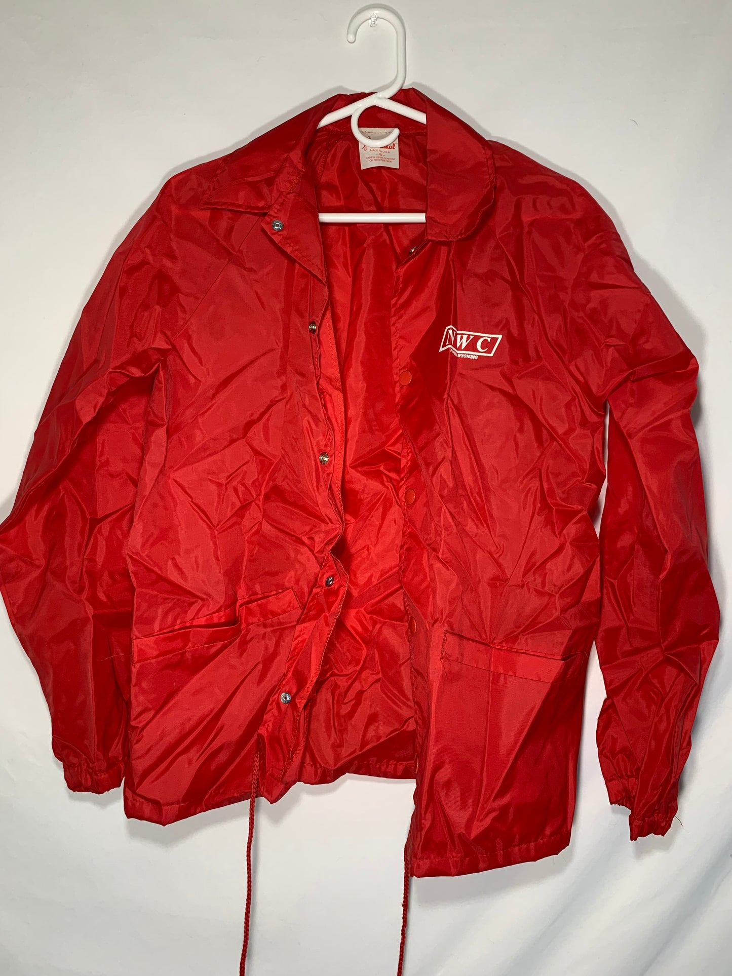 70/80's Cardinal NWC Windbreaker - Small - 19” x 26.5”